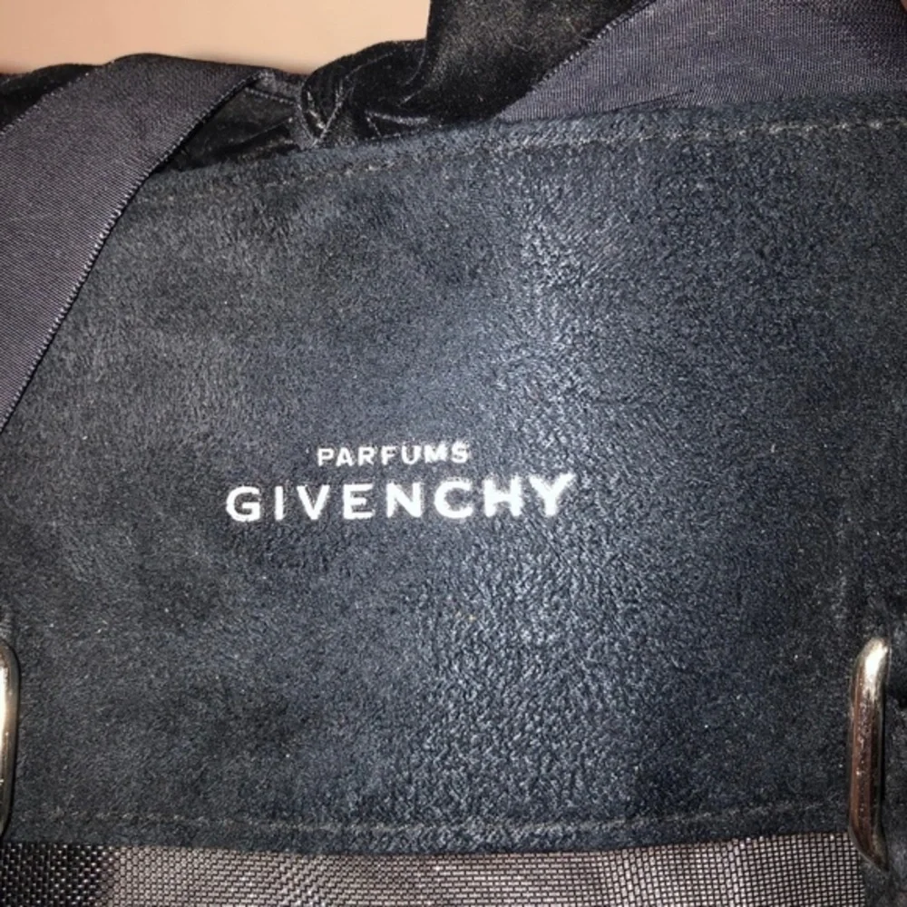 Givenchy black parfum tote cosmetic bag